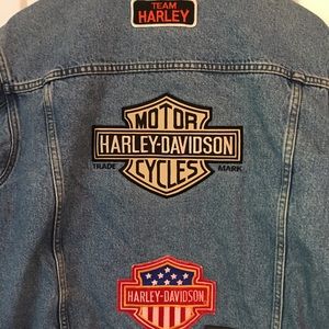 Harley Davidson Vintage Denim Jacket XL